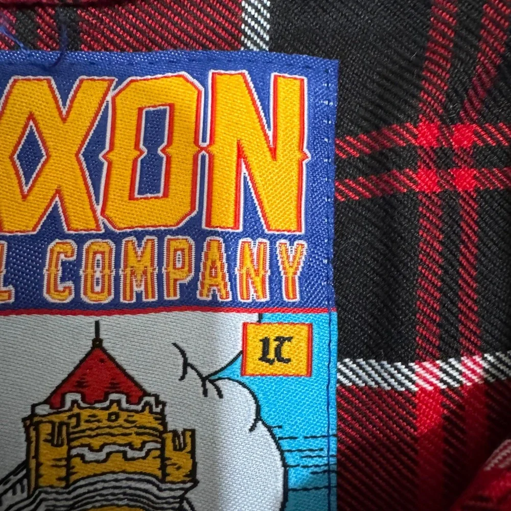 Dixxon Flannel Company The Hoser Shirt Mens LT Red Black Plaid Long Sleeve Tall